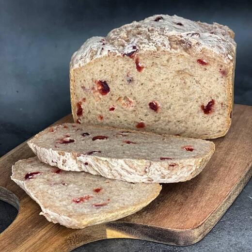 Cranberry-Brot, glutenfrei