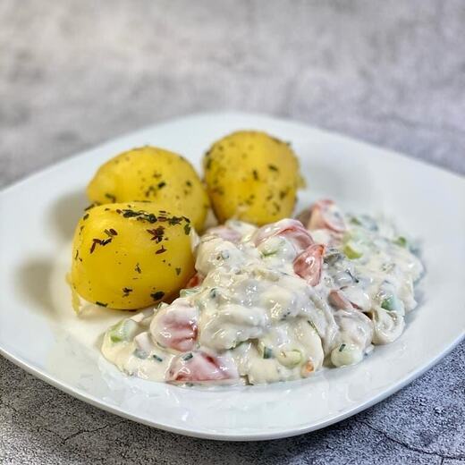 Marinierter Hering mit Kartoffeln